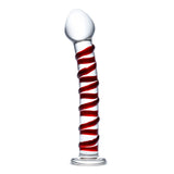 Mr. Swirly Spiral Glass Dildo