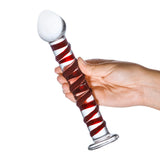 Mr. Swirly Spiral Glass Dildo