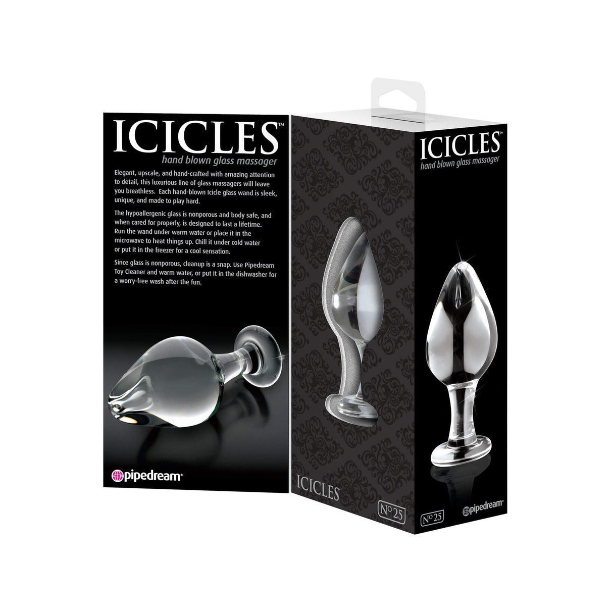 No. 25 Glass Butt Plug