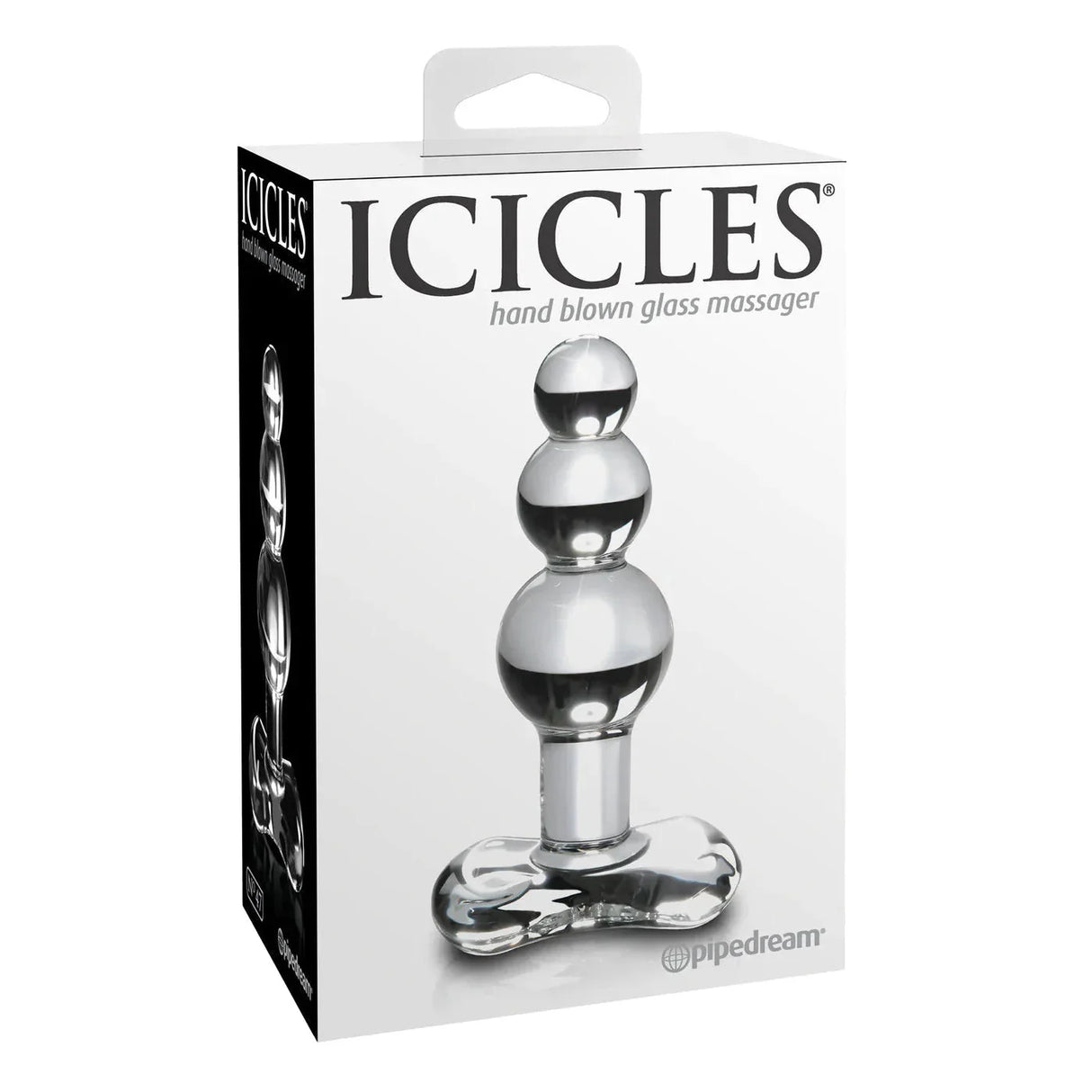 No. 47 Hand Blown Glass Butt Plug - Clear