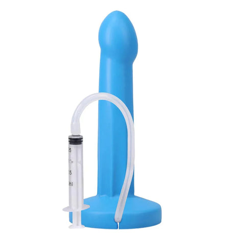 POP Silicone Squirting Dildo - Lagoon