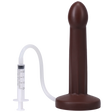 POP Squirting Silicone Dildo - Espresso