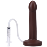 POP Squirting Silicone Dildo - Espresso