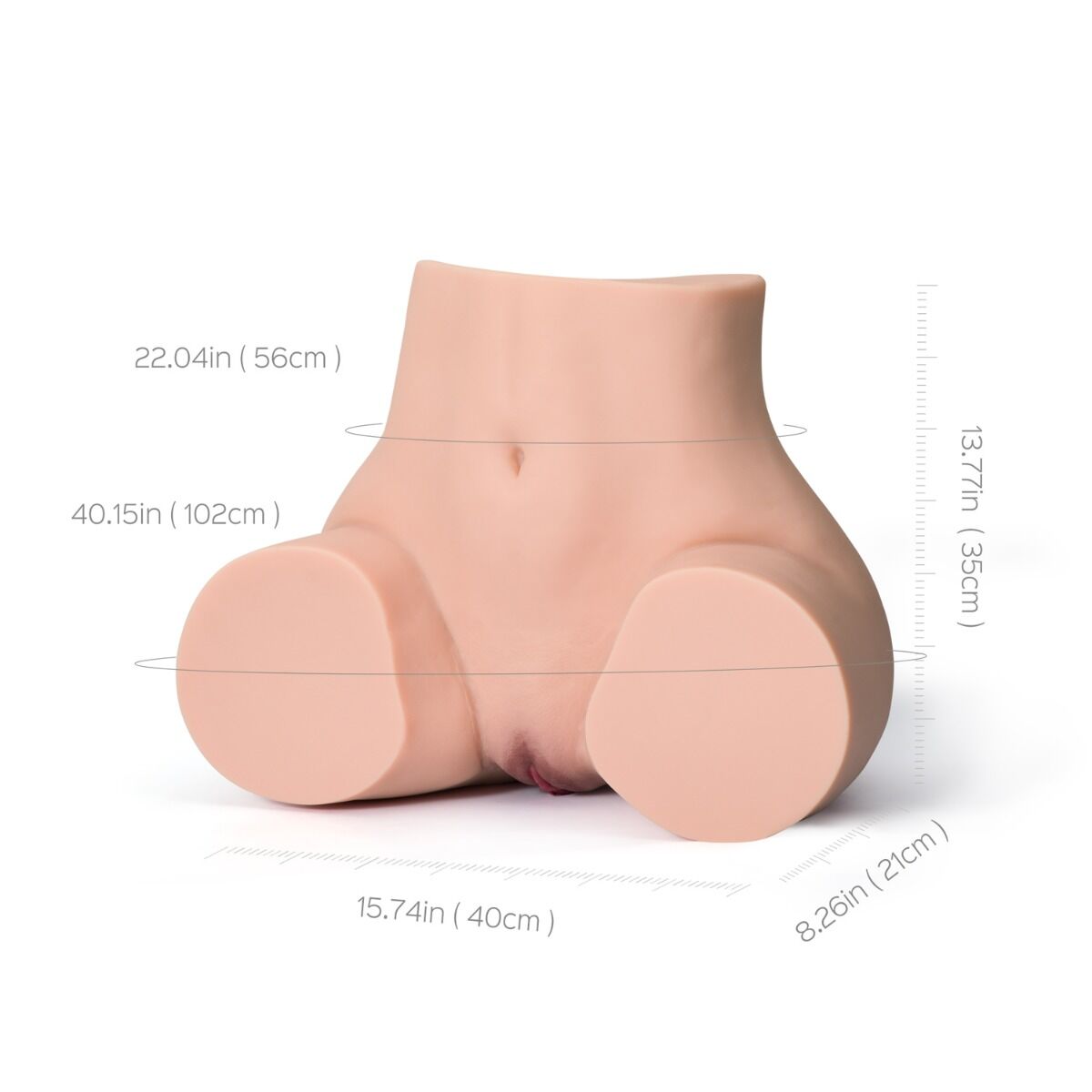 Peach Realistic Sex Doll Torso