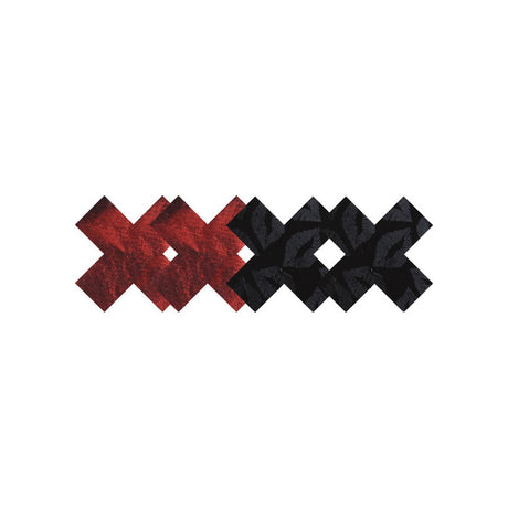 Peekaboos Stolen Kisses Xs Red & Black - Pack of 2