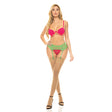 Pink Lipstick Come To Me Bra, Garter Belt & G-string