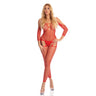 Pink Lipstick In My Head Net Bodystocking