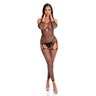 Pink Lipstick In My Head Net Bodystocking