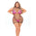 Pink Lipstick Neon Nights Large Fishnet Dress - Queen