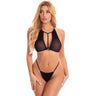 Pink Lipstick The Real Me Bralette & Thong Set