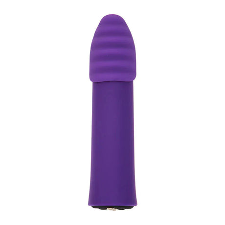 Point Plus Rechargeable Bullet Vibrator with Textured Tips