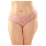 Poppy Crotchless Floral Lace Panty