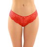 Poppy Crotchless Floral Lace Panty