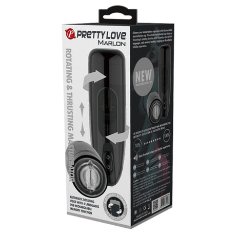 Pretty Love Marlon Rotating & Thrusting Self Masturbator Toy