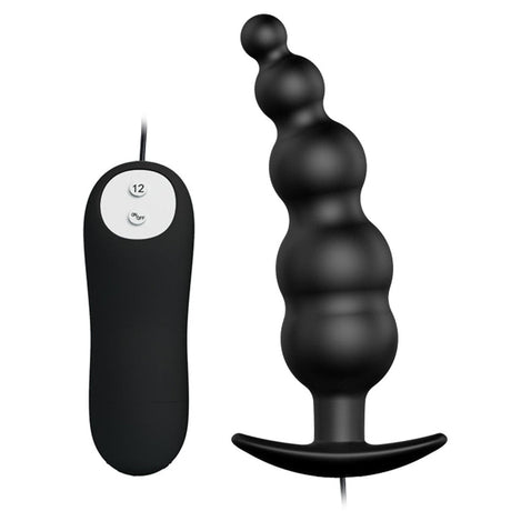 Pretty Love Vibrating Bead Shaped Butt Plug
