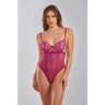 Quinn Cross Dyed Galloon Lace & Mesh Teddy