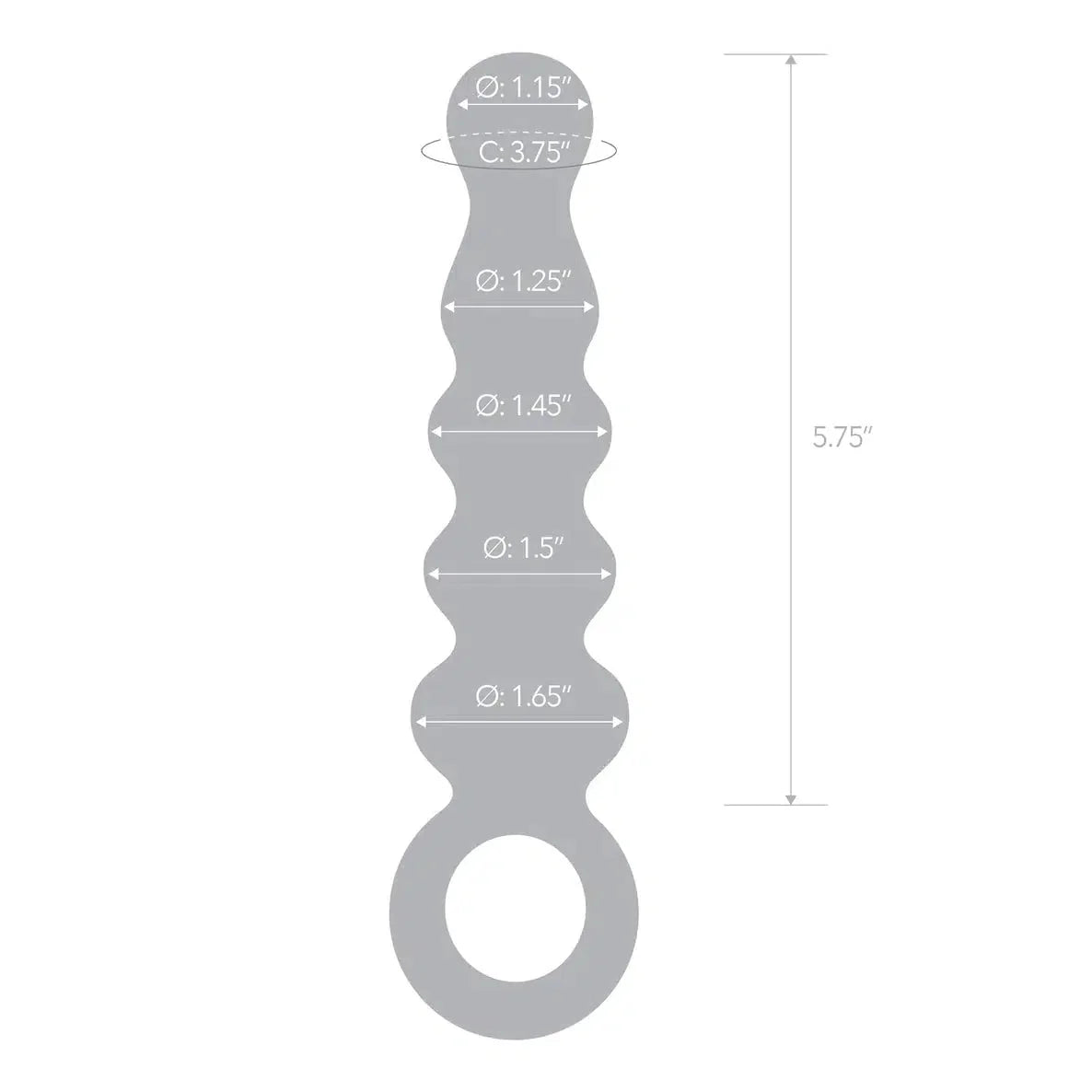 Quintessence Glass Anal Bead