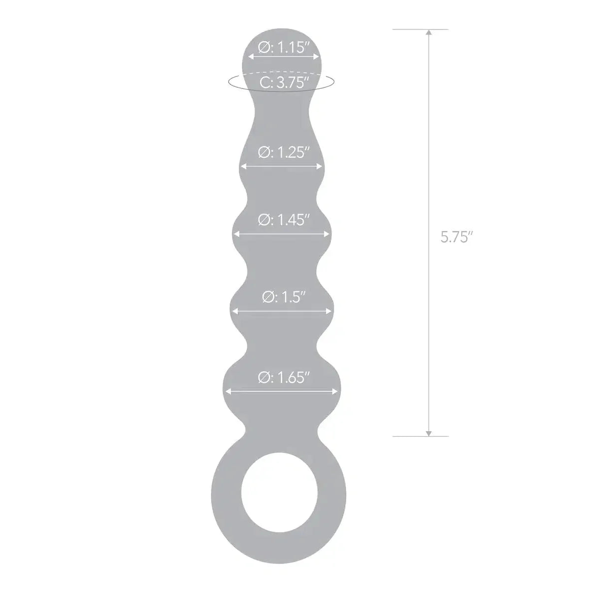 Quintessence Glass Anal Bead