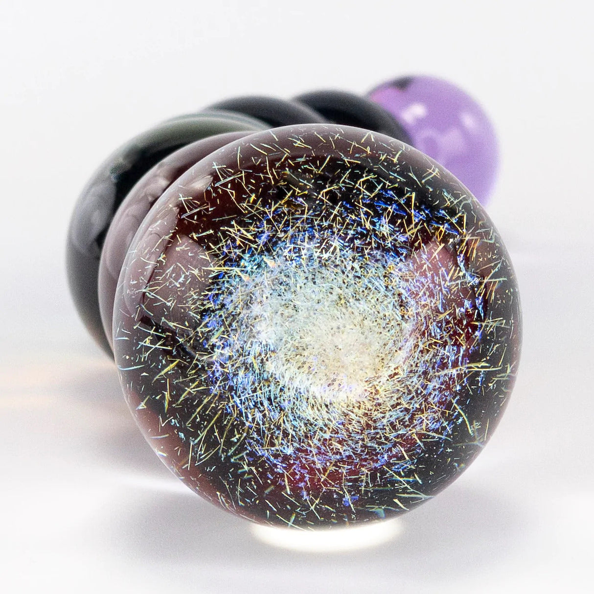 Rainbow Bubble Dildo with Dichroic Bulb