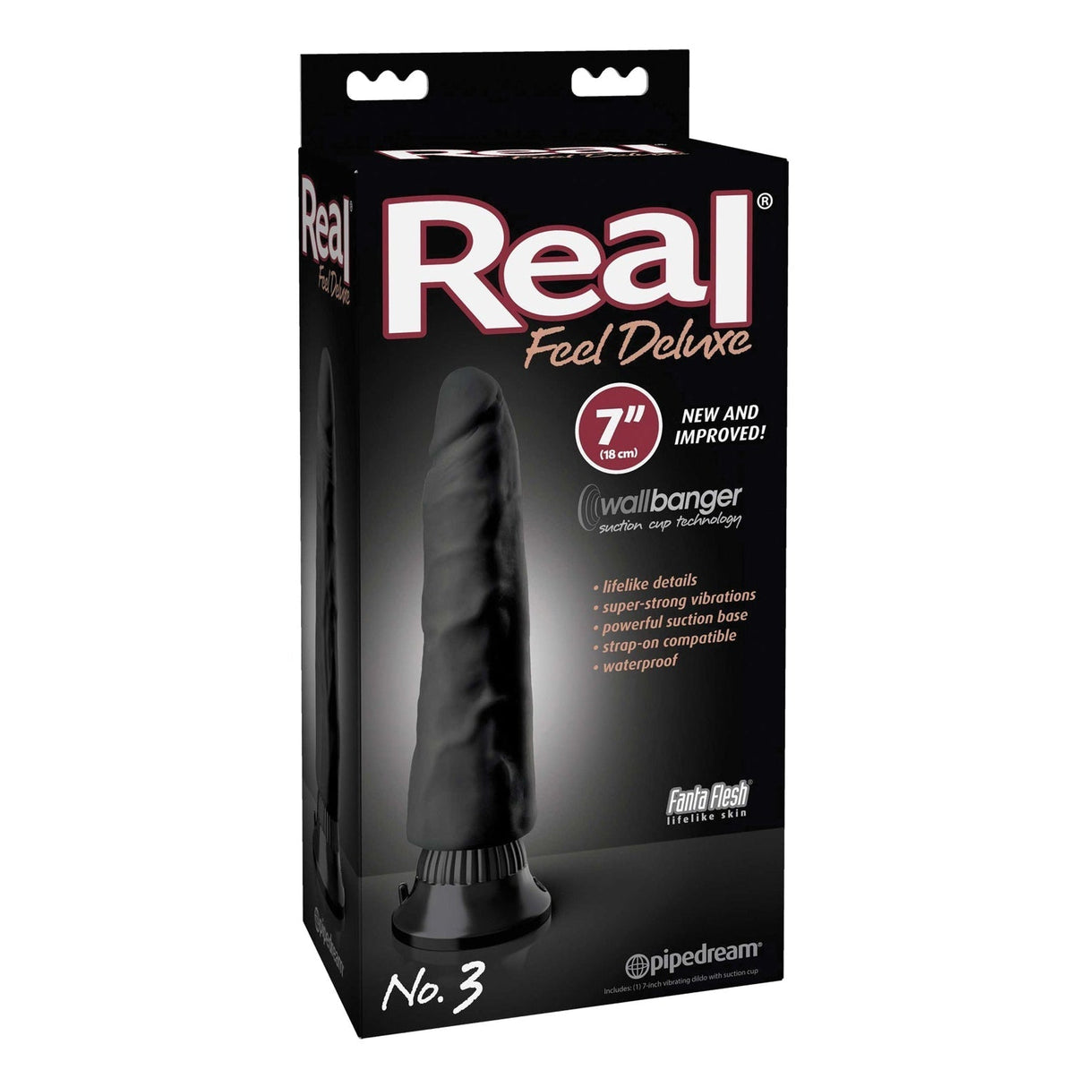 Real Feel Deluxe Vibrating 7 Inch Dildo