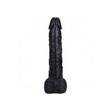 RealRock 15 Inch Dildo with Balls - Black