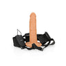 RealRock 8 Inch Vibrating Hollow Strap-On