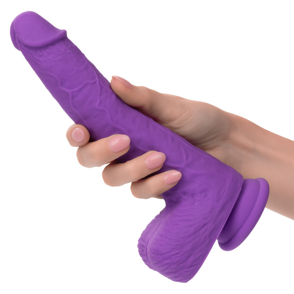 Rechargeable Gyrating & Thrusting Silicone Dildo