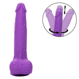 Rechargeable Gyrating & Thrusting Silicone Dildo