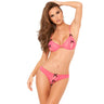 Rene Rofe Lace Peek A Boo & Crotchless Thong