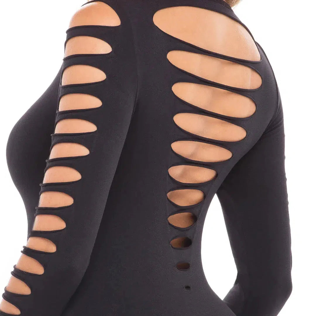 Rene Rofe Pink Lipstick Bold Babe Long Sleeve Dress - O/S