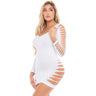 Rene Rofe Pink Lipstick Bold Babe Long Sleeve Dress - O/S