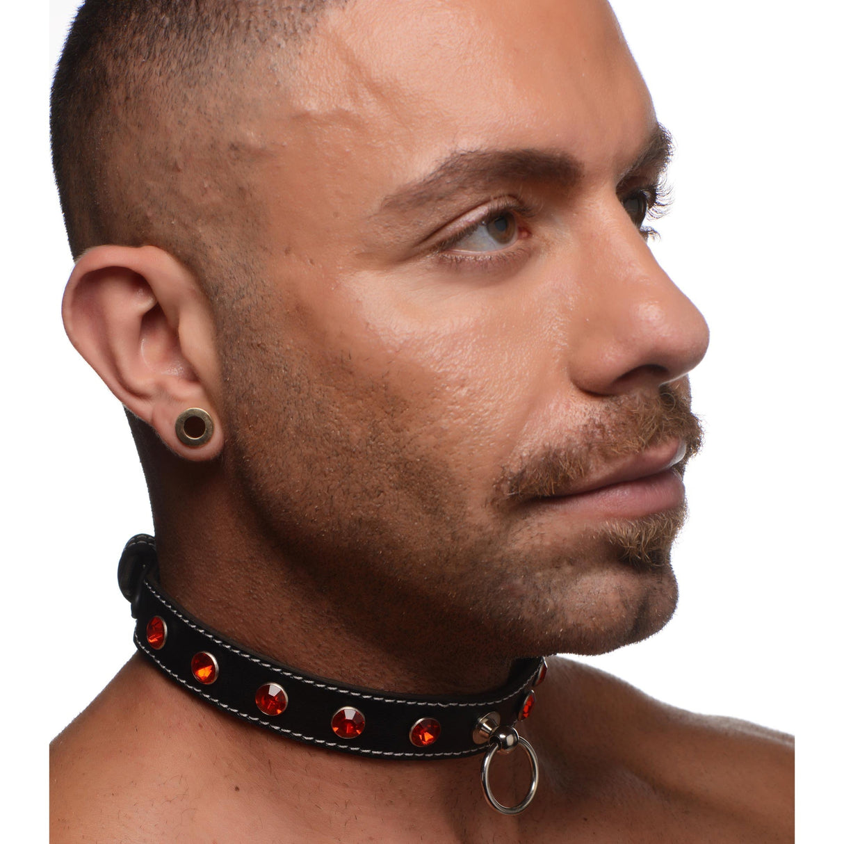 Rhinestone Choker with O-Ring