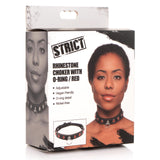 Rhinestone Choker with O-Ring