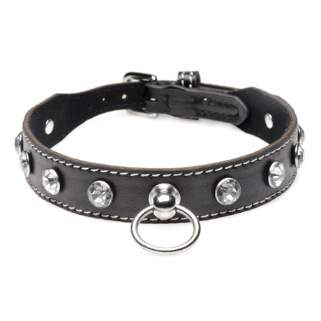 Rhinestone Choker with O-Ring