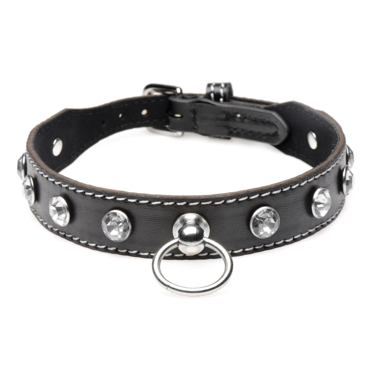 Rhinestone Choker with O-Ring