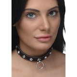 Rhinestone Choker with O-Ring