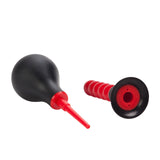 Ribbed Anal Douche with Attachments