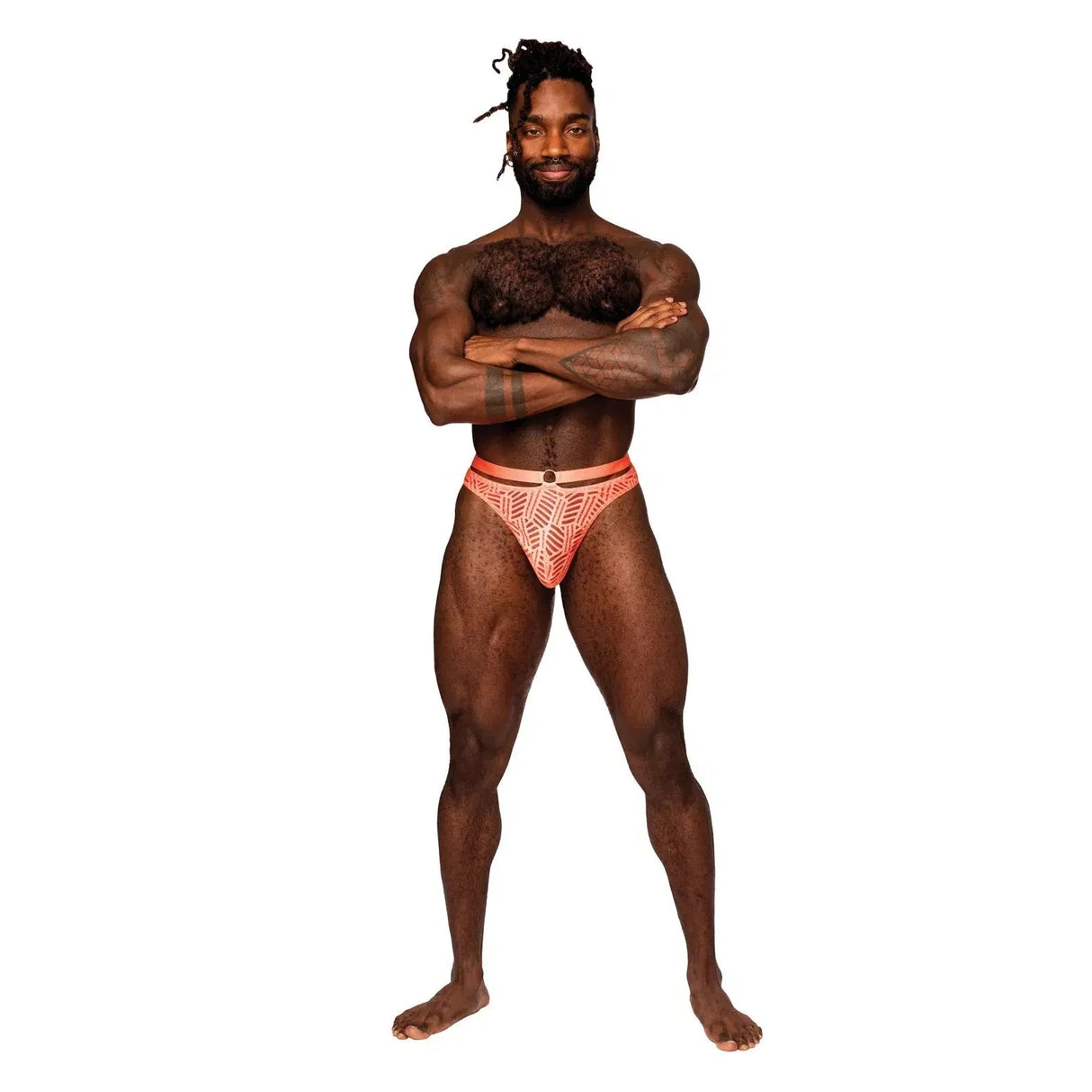 Rude Awakening Mesh Strap Thong