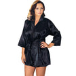 Satin 3/4 Sleeve Robe with Matching Sash