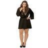 Satin & Eyelash Robe