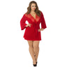 Satin & Eyelash Robe