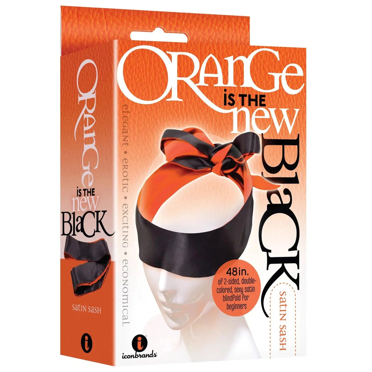 Satin Sash Reversible Blindfold