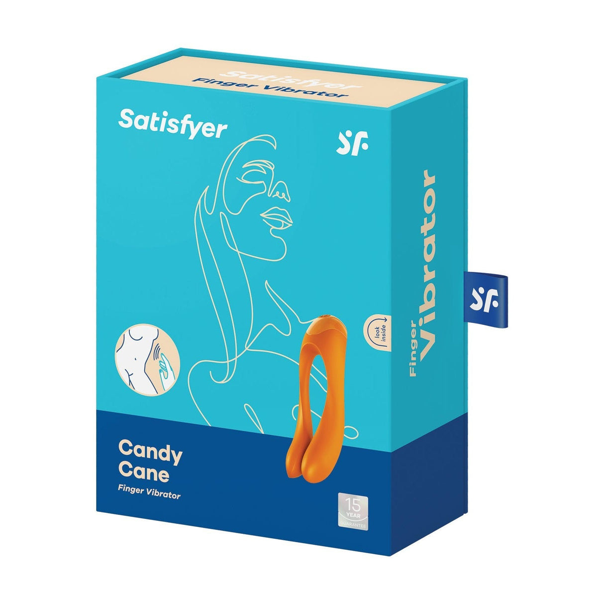Satisfyer Candy Cane Silicone Rechargeable Finger Vibe