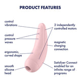 Satisfyer Curvy 2+ Air Pulse Stimulator