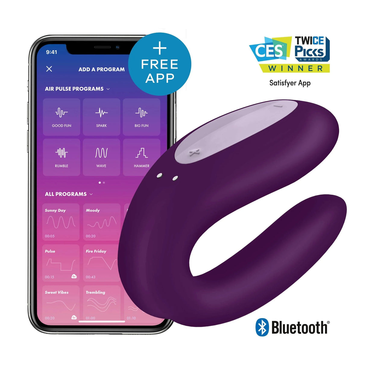 Satisfyer Double Joy Partner Vibrator