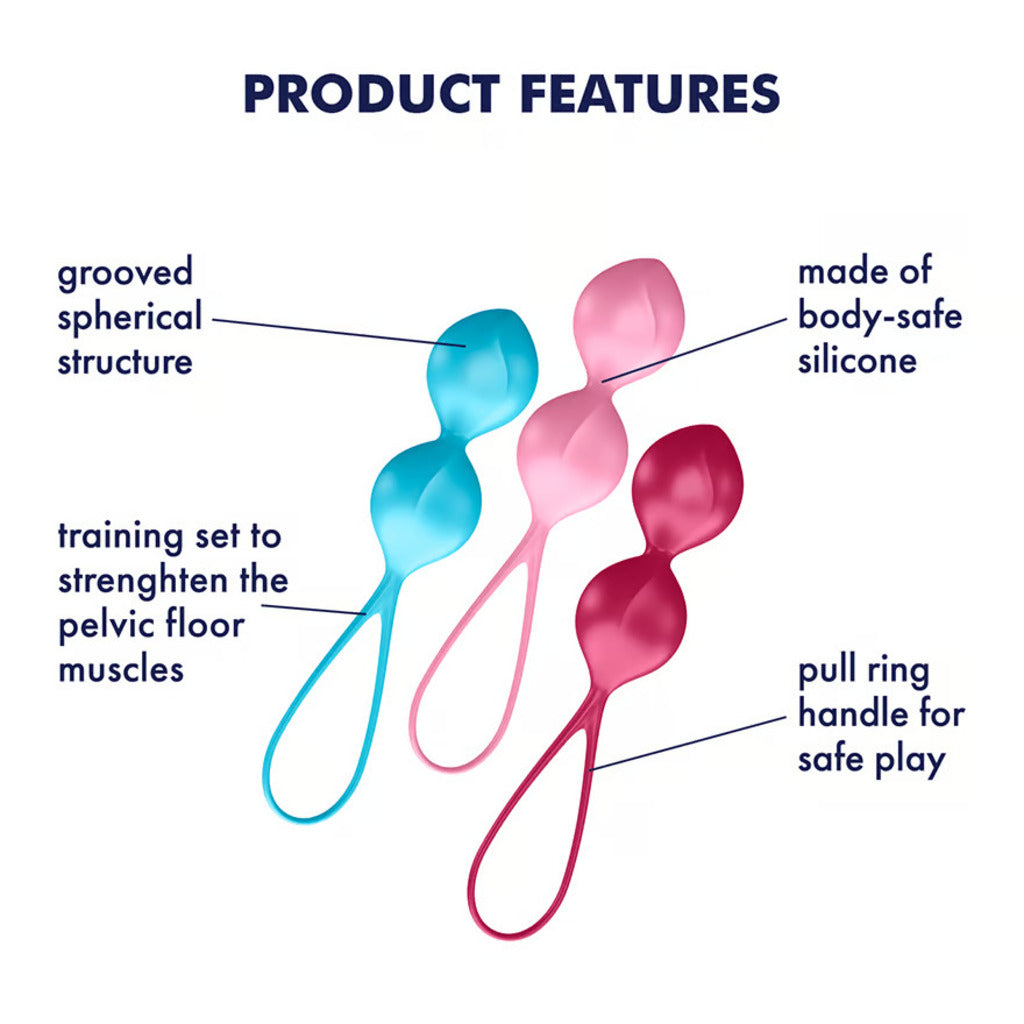 Satisfyer Double Kegel Balls - Set of 3