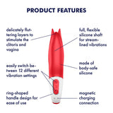 Satisfyer Power Flower Rechargeable Clit Stimulator