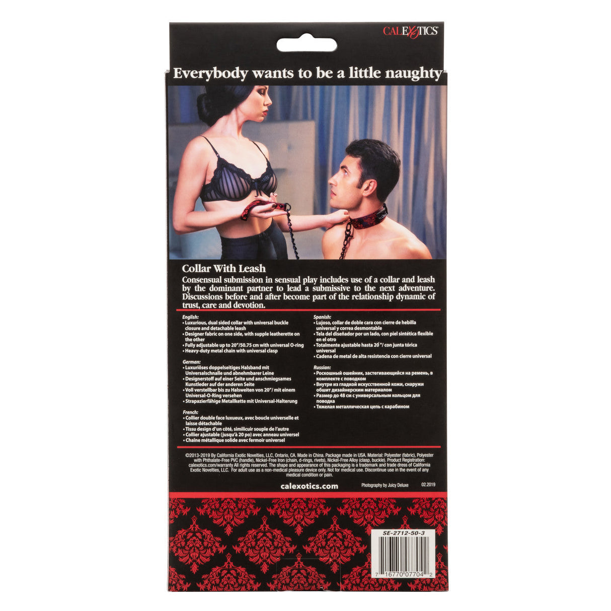 Scandal Collar with Leash