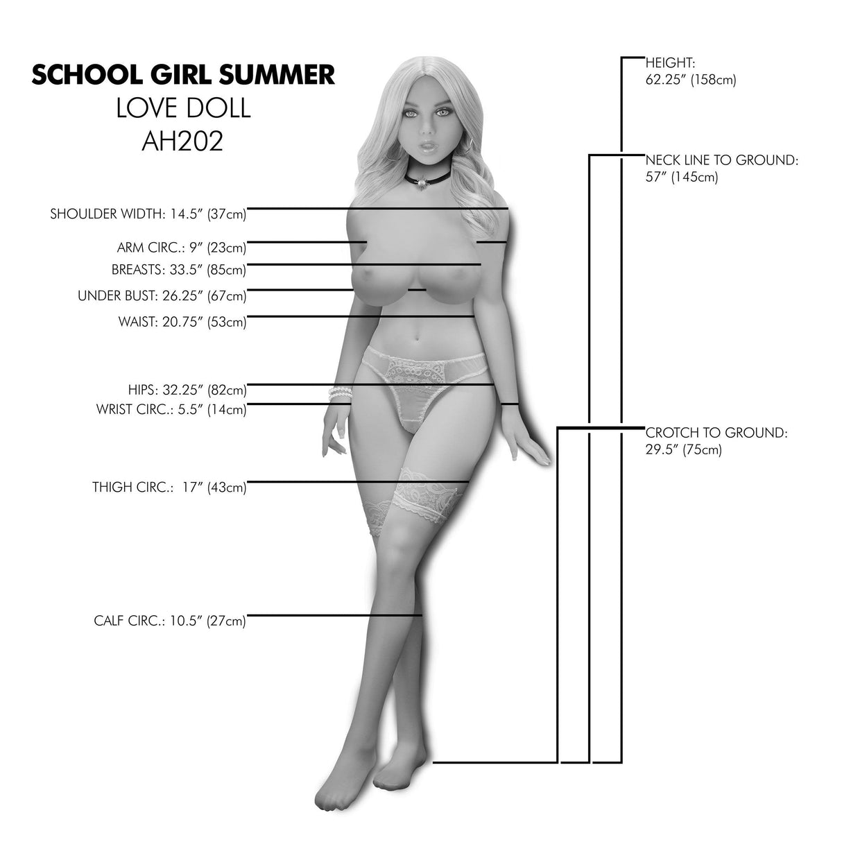 School Girl Summer Love Doll