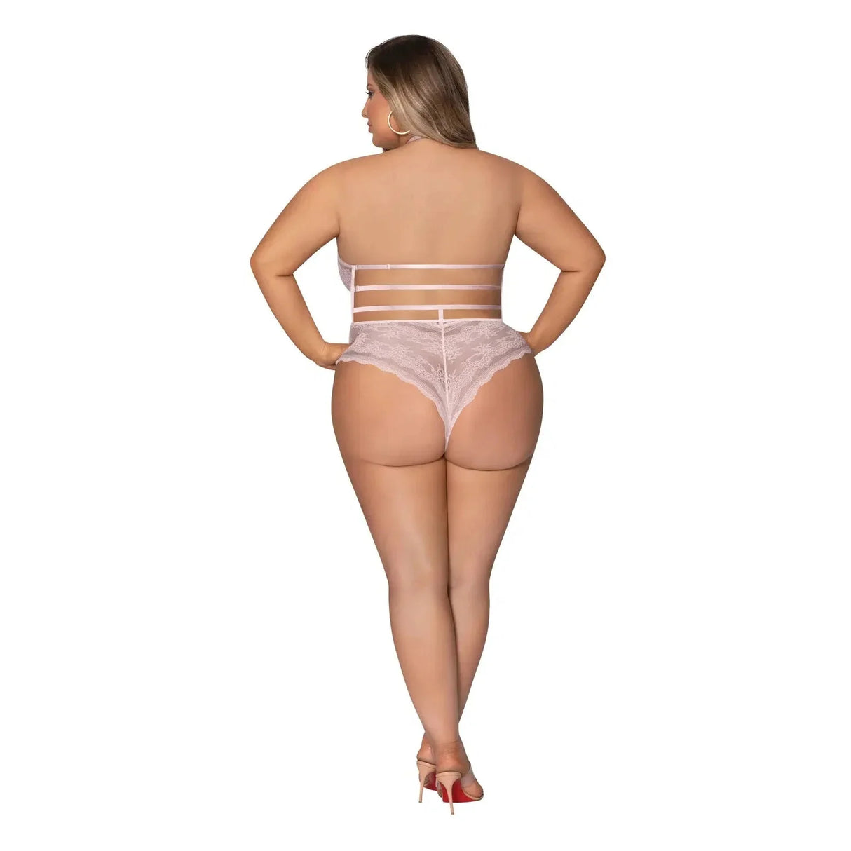 Seabreeze Strappy Back Teddy with Snap Crotch